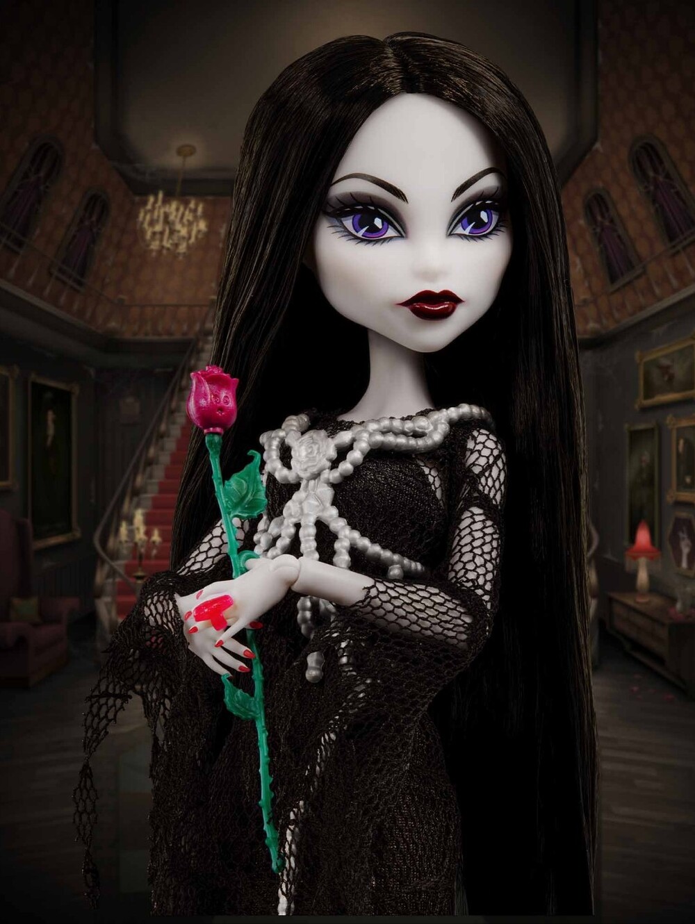 Addams Family Wednesday & Morticia Doll Set Mattel Monster High - Picture 7 of 12